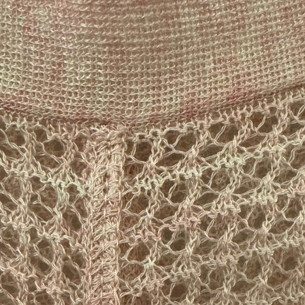 All Saints Soft Pink Open-Knit Sweater - Picture 4 of 9